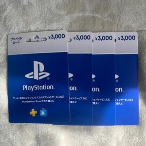  unused 12000 jpy minute new goods 3000 jpy minute,4 sheets PlayStation store card, new goods unused, code notification 