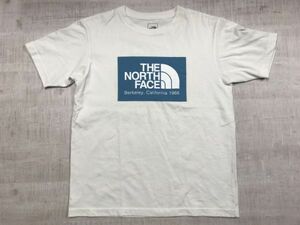 ザノースフェイス THE NORTH FACE アメカジ アウトドア ストリート ビッグロゴ 半袖Tシャツ メンズ ゴールドウィン記載有り XL 白