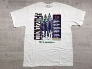 訳あり新品 TURFY CLUB製 平成レトロ 90s 東京競馬場 1994年 天皇賞 秋 ネーハイシーザー 競馬 競走馬 半袖Tシャツ メンズ 日本製 L 白