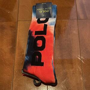 POLO RALPH LAUREN TIEDYE CREW SOCKS ラルフローレン タイダイ染め　ソックス　靴下　フリーサイズ