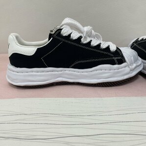 Maison MIHARA YASUHIRO/メゾン ミハラヤスヒロBLAKEY original stc sole canvas lowcut sneakerブラック 中古 サイズ：42の画像9
