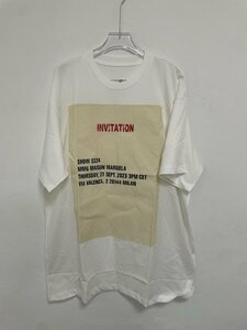 MAISON MARGIELA メゾンマルジェラ Im6 Maison Margiela Invitation Print T Shirt With シャツ 希少 中古 Mサイズ