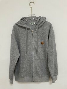 KENZO｜ケンゾー ジップパーカー Tiger Crest Full ZIP hood グレー 希少 中古 サイズ:M