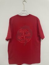 STONE ISLAND ストーンアイランド ドラコン 半袖 Tシャツ レッド 赤 希少 中古 Mサイズ_画像1