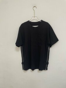 sacai (サカイ) Nylon Twill x Cotton Jersey T-Shirt Tシャツカットソー メンズ 中古 希少 サイズ:M