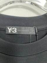 Yohji Yamamoto ヨウジヤマモト Y-3 半袖シャツ 半袖 ステキ ファッション 流行 ブラック 人気 中古 Ｍ JN 1_画像3