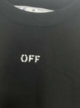 OFF WHITE オフホワイトSPLAY PAINT S/S TEETシャツ黒 希少 中古 Mサイズ_画像4