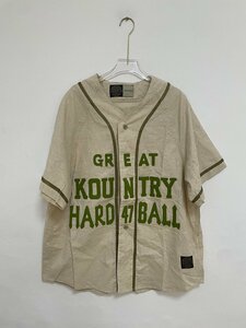 KAPITAL キャピタル inen baseball shirt リネン GREAT KOUNTRYベースボールシャツ 希少 中古 サイズ：M