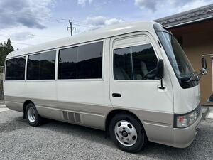  Toyota Coaster microbus . sound door double doors AT car 