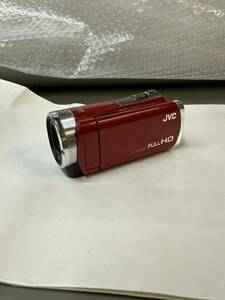 5P4 ジャンク JVCケンウッド ビデオカメラ GZ-E109-R レッド JVCKENWOOD FULL HD 通電未確認 ハイビジョンメモリームービー