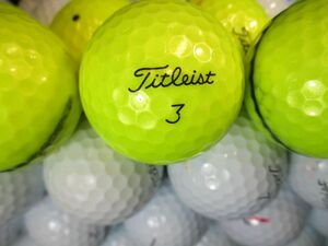 4118【特A２級】タイトリスト Titleist PROV1/PROV1X [イエロー/ホワイト] 50個