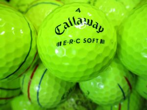 4482【お徳用◎】キャロウェイ Callaway ERC SOFT トリプルトラック [イエロー] 50個