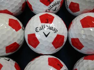 4706【お買得●】キャロウェイ Callaway CHROME SOFT/Xシリーズ [赤] 30個