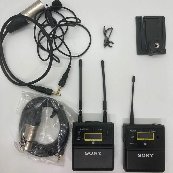 SONY UWP-D21/KBJ B帯アナログワイヤレスマイクマイクロホンパッケージ　送受信セット