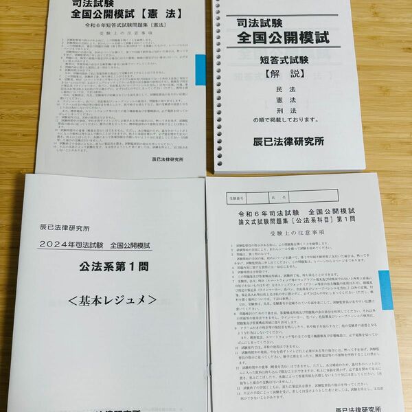 司法試験 辰巳 令和6年全国模試