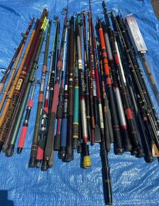 [L-2] fishing rod large amount set sale junk fishing rod Daiwa 