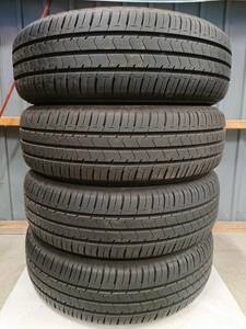 札幌 引き取り可 185/65R15 4本 BS ECOPIA NH100C 格安溝あり 夏タイヤ中古 bBノートフリードデミオ など IK-286