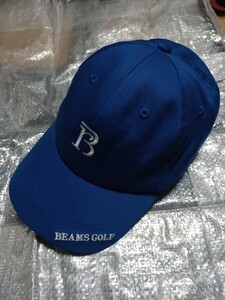 BEAMS GOLF ビームスゴルフ キャップ 青　水色系 