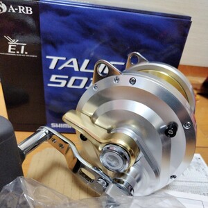  Shimano ta licca 50 both axis reel new goods unused 