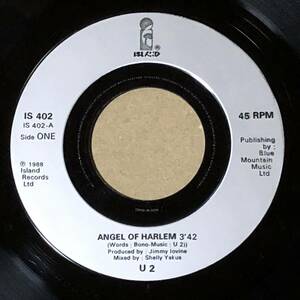 Angel of Harlem France 7' Single