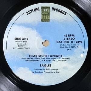 Heartache Tonight UK Orig 7' Single