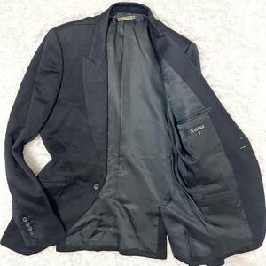 1円 美品 5351プールオム Pour Les Hommes メンズ テーラードジャケット ブラック ブレザー ビジネス 1B サイズM 2 スーツ ブルゾン