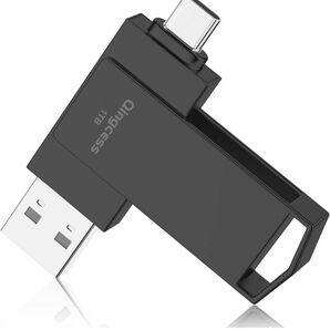 usbメモリ 1TB タイプc＆USB-A 2in1 大容量usb 3.0高速フラッシュメモリ type-c usb-a ブラック