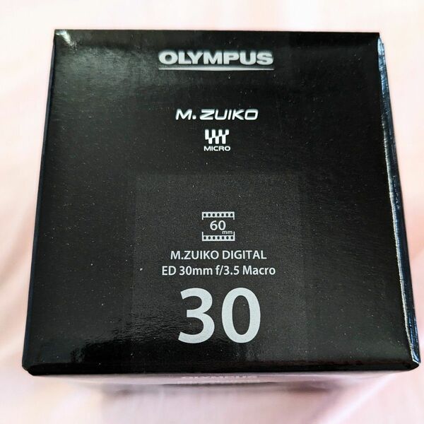 【新品未開封】オリンパス　カメラレンズ M.ZUIKO DIGITAL ED 30mm F3.5 Macro