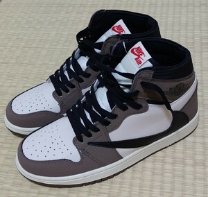 ナイキ NIKE AIR JORDAN1 HIGH OG RETRO エアジョーダン1 レトロハイ トラヴィス スコット Travis scott 27.5cm Cactus Jack スニーカー