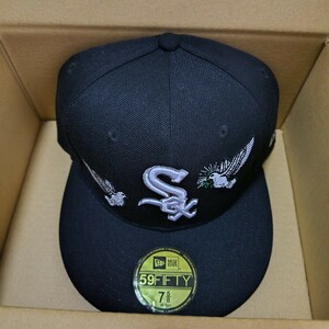 MLB シカゴ ホワイトソックス ニューエラ 59FIFTY キャップ 帽子 鳩 ハト 7 5/8 60.6cm