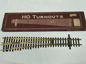 SHINOHARA HO TURNOUTS old 6L/H BRASS COOD100
