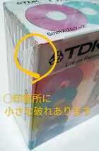 【新品訳ありCD-R】TDK CD-RECORDABLE 熱にエラーにキズに強い！タフネスディスク CD-R 650MB 10枚入りパック 1個 日本製　☆☆☆_画像3