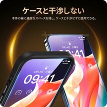 送料無料★NIMASO iPhone15Plus ガラスフィルム ブルーライトカット 強化ガラス 保護フィルム 1枚セット_画像7