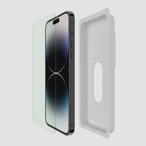 送料無料★Belkin iPhone 14 Pro Max 保護ガラスフィルム ブルーライトカット 超強化ガラス