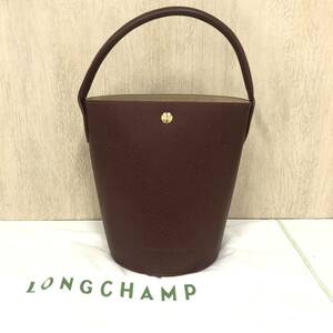 保存袋付き★【LONGCHAMP】ロンシャン★バケットバッグ ハンドバッグ レザー レッド10161HYZP59 05