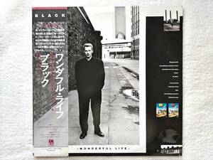 国内盤帯付 / Black / Wonderful Life / Producer Dave Dix, Robin Millar / A&M Records C28Y3204, 1987 / New Wave, Electronic,
