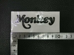 未使用 社外部品 ホンダ HONDA モンキー Monkey エルマード 立体エンブレム ブラック ステッカー 管理No.41190