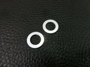 未使用 アルミワッシャー 外径: 16mm × 内径: 10mm × 厚み: 1.5mm 2個入り 管理No.41228