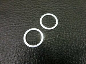 未使用 アルミワッシャー 外径: 20mm × 内径: 16mm × 厚み: 1.5mm 2個入り 管理No.41234