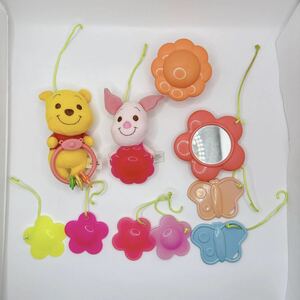 [1 jpy start ] Takara Tommy Disney baby toy Winnie The Pooh 6WAY Jim .....me Lee parts soft toy charm 