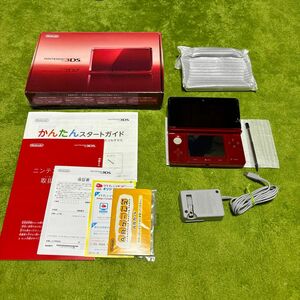 Nintendo 3DS フレアレッド【初期化済み・中古品】