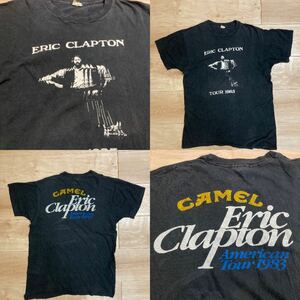 激レア 80s 1983年ツアー Eric Clapton エリック クラプトン ヴィンテージ Tシャツ XL スクリーンスターズ ボディ バックプリント