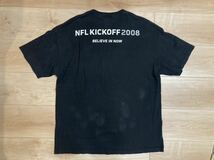 00s 企業コラボ NFL × FedEx 2008年 KICKOFF Tシャツ アメフト アメリカンフットボール ヴィンテージ ブラック XL ゆるだぼ オーバー_画像4