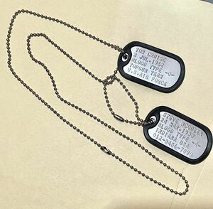  the US armed forces specification classical dog tag draw up.2 sheets full set . liking . character contents the US armed forces awareness .