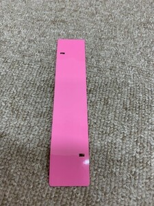 たいこばん たいこバン KINGJIM キングジム 角型印 ピンク テプラ スタンプ ハンコ 判子 製版シート 未使用 新品