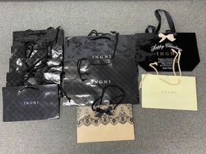 INGNI wing paper bag shopping bag shopa- shop sack summarize 10 pieces set 