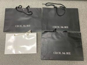 CECIL McBEE Cecil McBee бумажный пакет сумка для покупок shopa- магазин пакет суммировать 4 шт. комплект 
