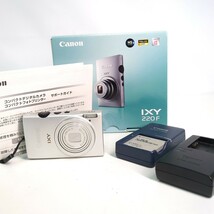 【動作品】CANON キャノン IXY 220F コンパクトデジタルカメラ デジタルカメラ シルバー (元箱、SDメモリー、バッテリー付) H0514_画像1