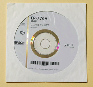 EPSON EP-776A用 ソフトウェアディスク/セットアップCD/ドライバCD