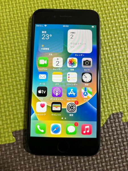 apple iphone8 64GB スペースグレイ　本体　simロック解除　動作確認済み